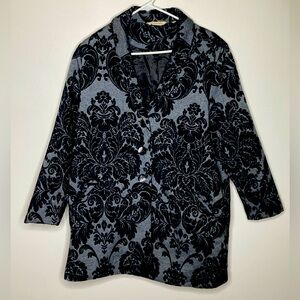 Soft Surroundings Damask Regency Tapestry Coat